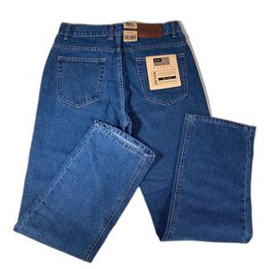 Zac USA blue jeans nwt 32x30 relaxed straight stone wash denim